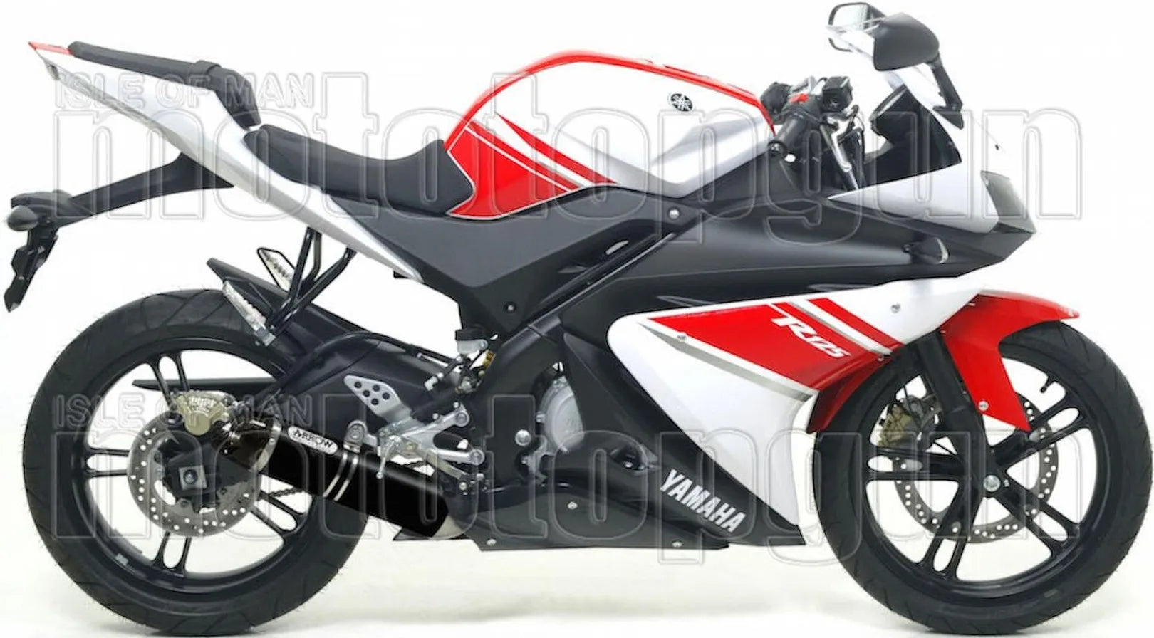 Impianto Di Scarico Completo Catalizzato E Con Omologazione Suono Thunder Alluminio Nero Carbonio - Arrow Special Parts Compatibile Con Yamaha Yzf-R 125 (2008-2013)
