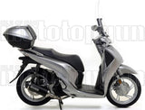 Impianto Di Scarico Completo Catalizzato E Con Omologazione Suono Urban Alluminio Nero Acciaio Nero - Arrow Special Parts Compatibile Con Honda Sh 150 I (2017-2019)