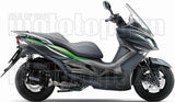 Impianto Di Scarico Completo Non Catalizzato E Con Omologazione Suono Urban Alluminio Nero Acciaio Nero - Arrow Special Parts Compatibile Con Kawasaki J 125 (2016)