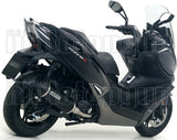 Impianto Di Scarico Completo Catalizzato E Con Omologazione Suono Urban Alluminio Nero Acciaio Nero - Arrow Special Parts Compatibile Con Kymco Xciting 400 I S (2019-2020)