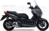 Terminale Di Scarico Non Catalizzato E Con Omologazione Suono Urban Alluminio Nero Acciaio Nero - Arrow Special Parts Compatibile Con Yamaha X-Max 250 (2009-2016)