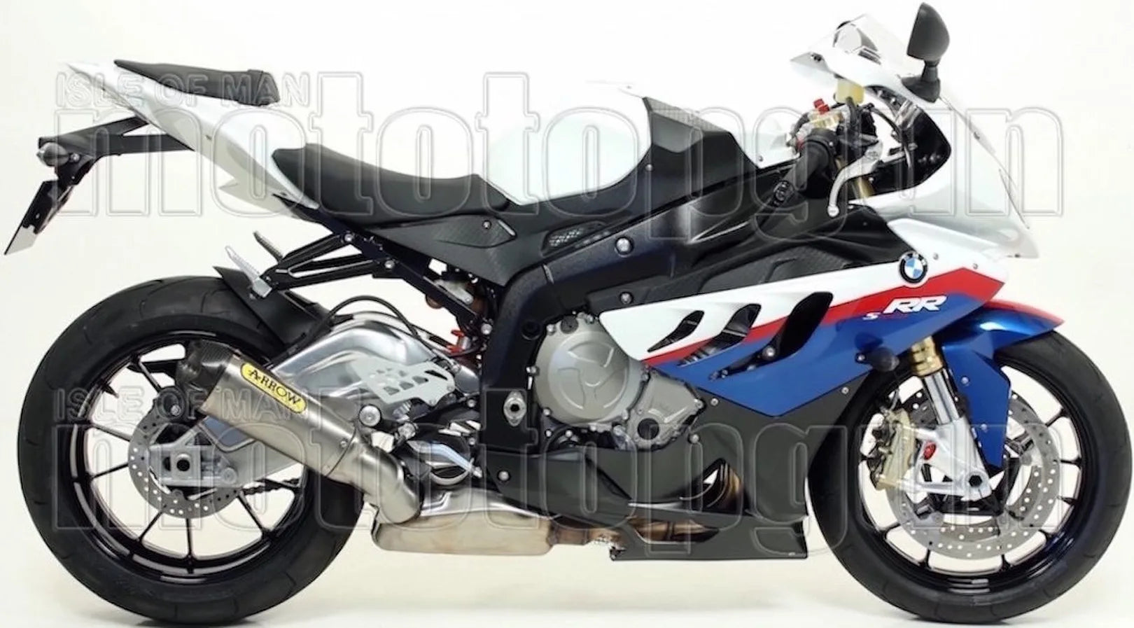 Impianto Di Scarico Completo Non Catalizzato E Senza Omologazione Suono Works Competition Evo Titanio Carbonio - Arrow Special Parts Compatibile Con Bmw S 1000 Rr (2009-2014)