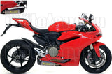 Terminale Di Scarico Con Omologazione Suono Works Titanio Carbonio - Arrow Special Parts Compatibile Con Ducati 1299 Panigale (2015-2016)
