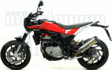 Terminale Di Scarico Con Omologazione Suono Works Titanio Carbonio - Arrow Special Parts Compatibile Con Husqvarna Nuda 900 (2012-2013)
