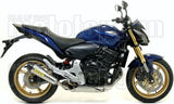 Impianto Di Scarico Completo Non Catalizzato E Con Omologazione Suono X-Kone Nichrom Carbonio - Arrow Special Parts Compatibile Con Honda Cbr 600 F (2011-2013)