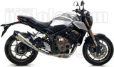 Impianto Di Scarico Completo Catalizzato E Con Omologazione Suono X-Kone Nichrom Carbonio - Arrow Special Parts Compatibile Con Honda Cb 650 R (2019-2023)