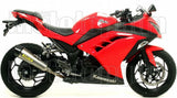 Terminale Di Scarico Con Omologazione Suono X-Kone Nichrom Carbonio - Arrow Special Parts Compatibile Con Kawasaki Ninja 300 (2013-2016)