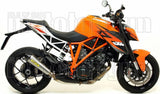 Terminale Di Scarico Non Catalizzato E Con Omologazione Suono X-Kone Nichrom Carbonio - Arrow Special Parts Compatibile Con Ktm 1290 Superduke Gt (2017-2024)