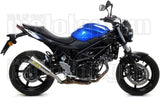 Impianto Di Scarico Completo Non Catalizzato E Con Omologazione Suono X-Kone Nichrom Carbonio - Arrow Special Parts Compatibile Con Suzuki Sv 650 (2016-2024)