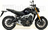 Impianto Di Scarico Completo Non Catalizzato E Con Omologazione Suono X-Kone Nichrom Carbonio - Arrow Special Parts Compatibile Con Yamaha Mt-09 Tracer (2015-2020)