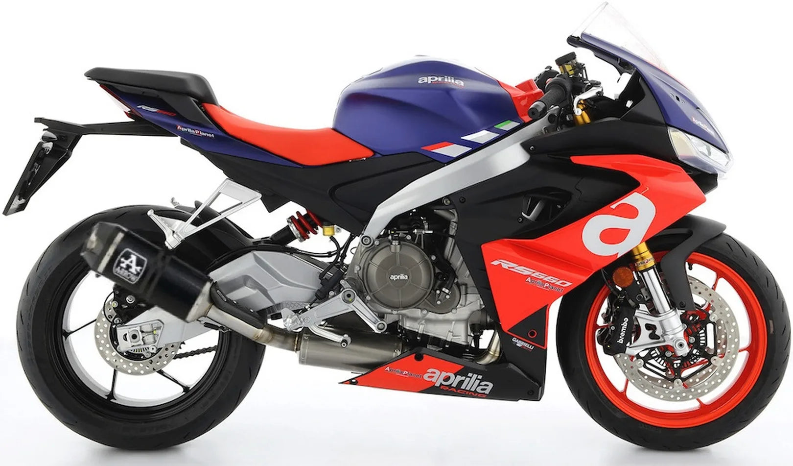 Impianto Di Scarico Completo Catalizzato E Con Omologazione Suono Indy-Race Carbonio Carbonio - Arrow Special Parts Compatibile Con Aprilia Rs 660 (2020-2024)