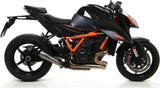 Terminale Di Scarico Con Omologazione Suono Pro-Race Titanio Titanio - Arrow Special Parts Compatibile Con Ktm 1290 Superduke R (2020-2023)