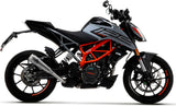 Terminale Di Scarico Con Omologazione Suono Pro-Race Nichrom Acciaio - Arrow Special Parts Compatibile Con Ktm 125 Duke (2021-2023)