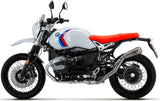 Terminale Di Scarico Con Omologazione Suono Pro-Race Nichrom Acciaio - Arrow Special Parts Compatibile Con Bmw R Nine T 1200 Urban Gs (2021-2024)