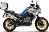 Terminale Di Scarico Con Omologazione Suono Race-Tech Titanio Carbonio - Arrow Special Parts Compatibile Con Cfmoto 800 Mt Sport (2022-2023)