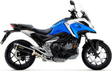 Terminale Di Scarico Con Omologazione Suono Race-Tech Alluminio Nero Carbonio - Arrow Special Parts Compatibile Con Honda Nc 750 X (2021-2022)