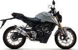 Impianto Di Scarico Completo Non Catalizzato E Con Omologazione Suono Thunder Alluminio Carbonio - Arrow Special Parts Compatibile Con Honda Cb 125 R (2021-2024)