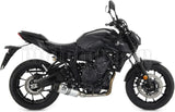 Impianto Di Scarico Completo Catalizzato E Con Omologazione Suono Thunder Alluminio Carbonio - Arrow Special Parts Compatibile Con Yamaha Mt-07 (2021-2024)