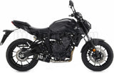 Complete Non-Catalytic Exhaust System With Sound Certification Thunder Black Aluminium Carbon - Arrow Special Parts Compatible With Yamaha Mt-07 (2021-2024)