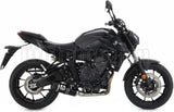 Impianto Di Scarico Completo Catalizzato E Con Omologazione Suono Thunder Alluminio Nero Carbonio - Arrow Special Parts Compatibile Con Yamaha Mt-07 (2021-2024)