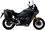 Impianto Di Scarico Completo Non Catalizzato E Con Omologazione Suono Thunder Alluminio Nero Carbonio - Arrow Special Parts Compatibile Con Yamaha Tracer 9 Gt (2021-2024)