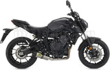 Impianto Di Scarico Completo Catalizzato E Con Omologazione Suono Thunder Titanio Carbonio - Arrow Special Parts Compatibile Con Yamaha Mt-07 (2021-2024)