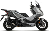 Terminale Di Scarico Catalizzato E Con Omologazione Suono Indy-Race Alluminio Nero Carbonio - Arrow Special Parts Compatibile Con Honda Adv 350 (2022-2024)