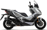 Terminale Di Scarico Con Omologazione Suono Urban Alluminio Nero Acciaio Nero - Arrow Special Parts Compatibile Con Honda Adv 350 (2022-2024)