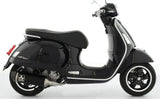 Impianto Di Scarico Completo Catalizzato E Con Omologazione Suono Race-Tech Alluminio Nero Carbonio - Arrow Special Parts Compatibile Con Piaggio Vespa Gts 300 (2021-2024)