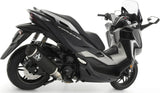 Terminale Di Scarico Non Catalizzato E Con Omologazione Suono Urban Alluminio Nero Acciaio Nero - Arrow Special Parts Compatibile Con Honda Forza 350 (2021-2024)