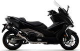 Terminale Di Scarico Catalizzato E Con Omologazione Suono Urban Alluminio Nero Acciaio - Arrow Special Parts Compatibile Con Kymco Ak 550 (2021-2026)