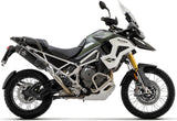 Terminale Di Scarico Senza Omologazione Suono Veloce Alluminio Nero Carbonio - Arrow Special Parts Compatibile Con Triumph Tiger 1200 (2022-2024)