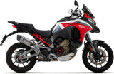 Terminale Di Scarico Senza Omologazione Suono Veloce Titanio Carbonio - Arrow Special Parts Compatibile Con Ducati Multistrada V4 1100 (2021-2024)