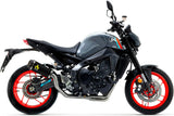 Impianto Di Scarico Completo Non Catalizzato E Con Omologazione Suono Works Nichrom Nero Carbonio - Arrow Special Parts Compatibile Con Yamaha Mt-09 (2021-2023)