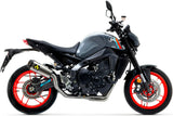 Impianto Di Scarico Completo Non Catalizzato E Con Omologazione Suono Works Titanio Carbonio - Arrow Special Parts Compatibile Con Yamaha Mt-09 (2021-2023)