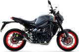 Impianto Di Scarico Completo Catalizzato E Con Omologazione Suono Works Nichrom Nero Carbonio - Arrow Special Parts Compatibile Con Yamaha Mt-09 (2021-2023)