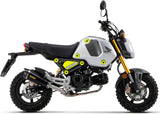 Complete Non-Catalytic Exhaust System With Sound Certification X-Kone Black Nichrom Carbon - Arrow Special Parts Compatible With Honda Msx 125 Grom (2021-2024)