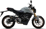 Impianto Di Scarico Completo Non Catalizzato E Con Omologazione Suono X-Kone Nichrom Nero Carbonio - Arrow Special Parts Compatibile Con Honda Cb 125 R (2021-2024)