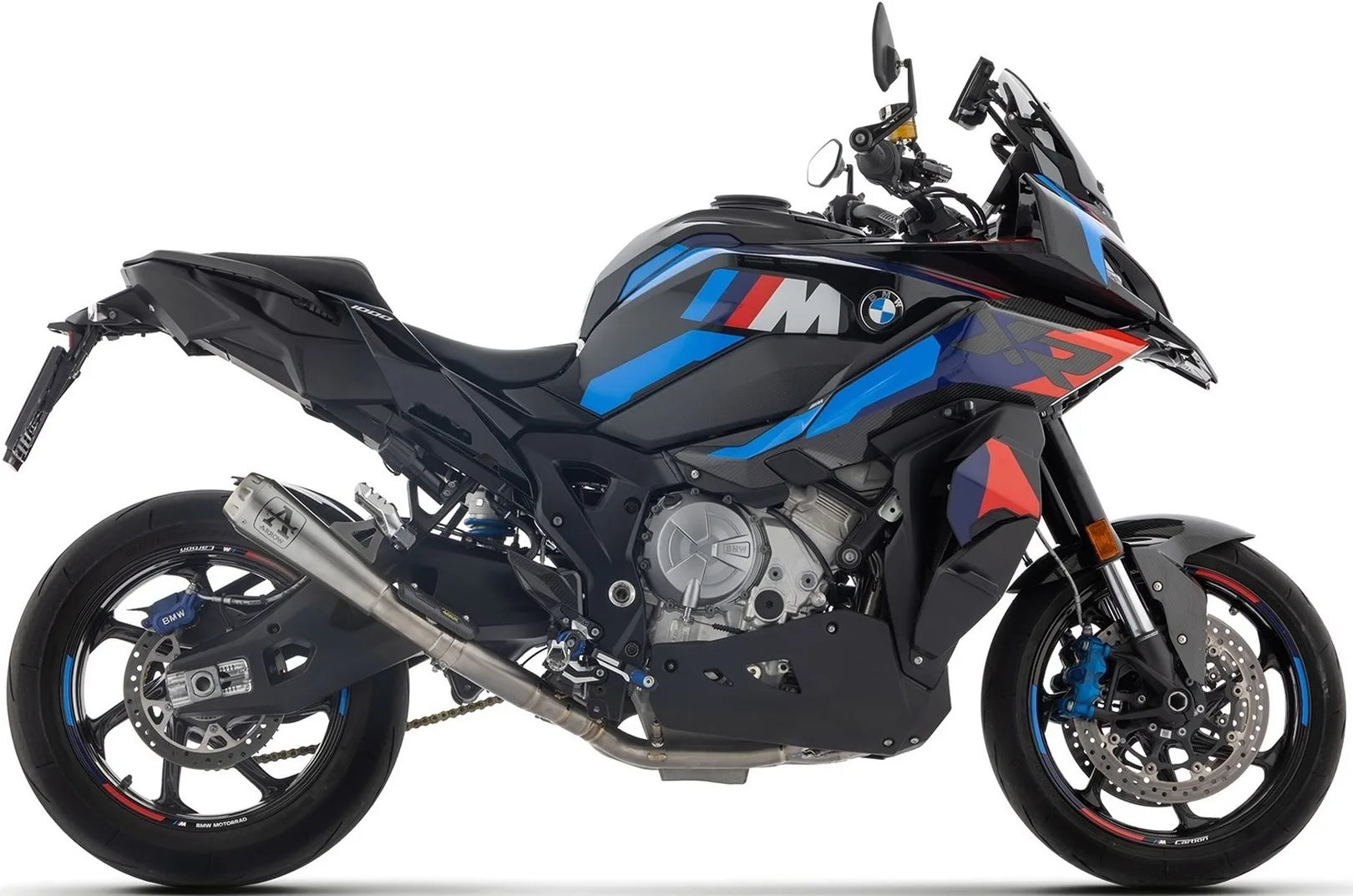 Impianto Di Scarico Completo Non Catalizzato E Senza Omologazione Suono Pro-Race Competition Titanio Fondello Titanio - Arrow Special Parts Compatibile Con Bmw M 1000 Xr (2025-2026)