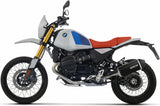 Terminale Di Scarico Con Omologazione Suono Explorer Alluminio Nero Fondello Carby - Arrow Special Parts Compatibile Con Bmw R12 G - S (2025-2026)