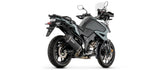 Terminale Di Scarico Con Omologazione Suono Explorer Alluminio Nero Fondello Carby - Arrow Special Parts Compatibile Con Suzuki V-Strom 1050 (2025-2026)