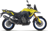 Terminale Di Scarico Con Omologazione Suono Explorer Alluminio Nero Fondello Carby - Arrow Special Parts Compatibile Con Suzuki V-Strom 800 De (2025-2026)