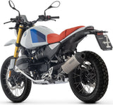 Terminale Di Scarico Con Omologazione Suono Explorer Titanio Fondello Carby - Arrow Special Parts Compatibile Con Bmw R12 G - S (2025-2026)