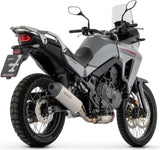 Terminale Di Scarico Con Omologazione Suono Explorer Titanio Fondello Carby - Arrow Special Parts Compatibile Con Honda Xl 750 Transalp (2023-2024)
