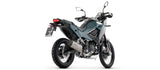 Impianto Di Scarico Completo Non Catalizzato E Con Omologazione Suono Explorer Titanio Fondello Carby - Arrow Special Parts Compatibile Con Kawasaki Kle 500 (2026)