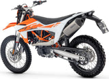 Impianto Di Scarico Completo Non Catalizzato E Con Omologazione Suono Explorer Titanio Fondello Carby - Arrow Special Parts Compatibile Con Ktm 690 Smc R (2025-2026)