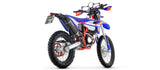 Impianto Di Scarico Completo Non Catalizzato E Con Omologazione Suono Icon Alluminio Nero - Arrow Special Parts Compatibile Con Beta Rr 125 4T Enduro - Motard (2024-2025)