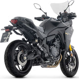 Impianto Di Scarico Completo Non Catalizzato E Senza Omologazione Suono Icon Alluminio Nero Fondello Carby - Arrow Special Parts Compatibile Con Yamaha Tracer 7 - Gt (2025-2026)