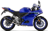 Impianto Di Scarico Completo Non Catalizzato E Senza Omologazione Suono Icon Alluminio Nero Fondello Carby - Arrow Special Parts Compatibile Con Yamaha Mt-125 (2025-2026)