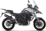 Impianto Di Scarico Completo Non Catalizzato E Con Omologazione Suono Indy Race Alluminio Nero Fondello Carby - Arrow Special Parts Compatibile Con Benelli Trk 702 - X (2025-2026)
